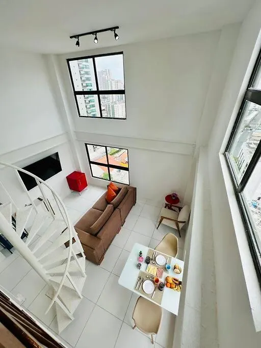 Apartamento Lindo Loft Prox Praia De Boa Viagem E Aeroporto Recife